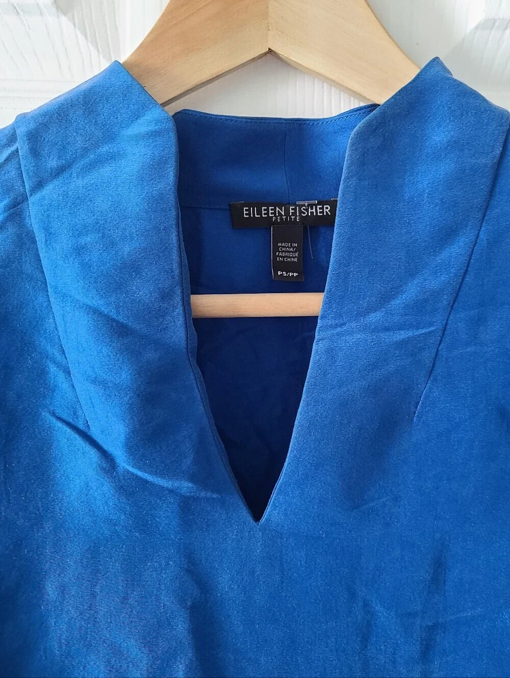 Eileen Fisher Silk Dupioni Top